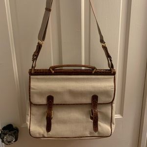Gucci Linen Satchel